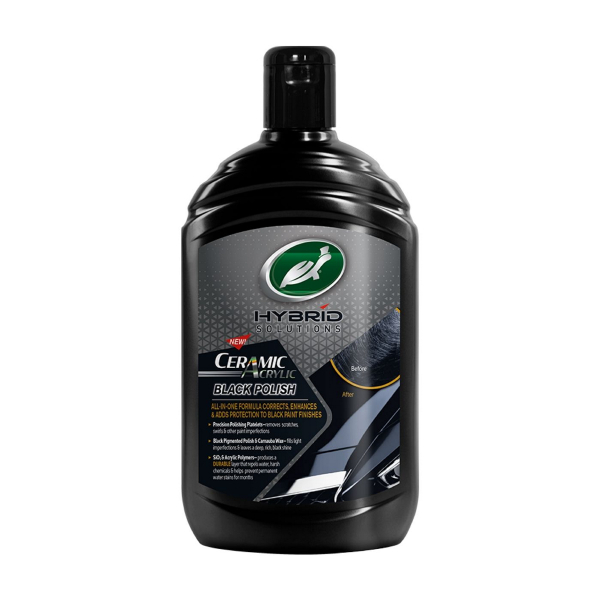 Poleringsforsegling Turtle Wax Ceramic Black Polish & Wax, 500 ml